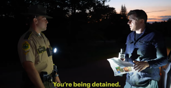 YOU'RE BEING DETAINED!” Vermont State Police Detain O'Keefe Over Questions About Cease-and-Desist Letter to Border Patrol Whistleblower in Film Line in the Sand