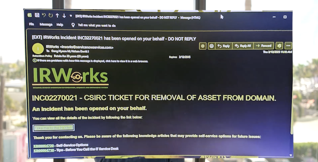 UPDATE: Internal Revenue Service Revokes Whistleblower David Nelsen's Access to Network, IRS Chief of Media Hangs Up on O'Keefe When Pressed for Comment